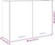 vidaXL Κρεμαστό ντουλάπι χρώμα Sonoma δρυς 80x31x60 cm μοριοσανίδα