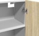 vidaXL Κρεμαστό ντουλάπι χρώμα Sonoma δρυς 80x31x60 cm μοριοσανίδα