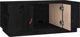 vidaXL vidaXL Stolik kawowy, czarny, 100x50x41 cm, lite drewno sosnowe