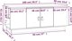 vidaXL vidaXL Stolik kawowy, czarny, 100x50x41 cm, lite drewno sosnowe