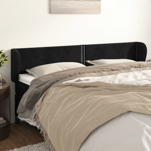 vidaXL Zaglok uszak, mavros, 163x23x78/88 cm, aksamitnos