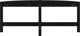 vidaXL vidaXL Stolik kawowy, czarny, 118x63x45 cm, lite drewno sosnowe