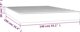 vidaXL Materac kieszeniowy, γκρι, 140x190x20 cm, τεχνητό δέρμα