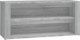 vidaXL Ντουλάπα παπουτσιών, γκρι δρυς Sonoma, 100x35x45 cm