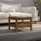 vidaXL Τραπεζάκι σαλονιού μέλι-καφέ 55x55x40 cm από μασίφ πεύκο