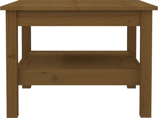 vidaXL Τραπεζάκι σαλονιού μέλι-καφέ 55x55x40 cm από μασίφ πεύκο