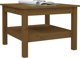 vidaXL Τραπεζάκι σαλονιού μέλι-καφέ 55x55x40 cm από μασίφ πεύκο