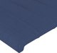 vidaXL Zaglohek uszak, niebieski, 103x16x118/128 cm, tkanina