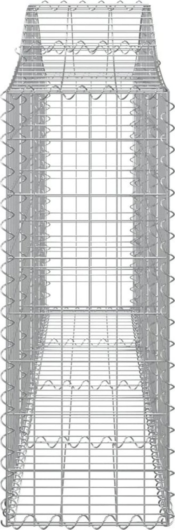 vidaXL Καλάθια γκαμπιόν, 12 τεμάχια, 200x30x80/100 εκ., γαλβανισμένο σίδερο