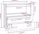 vidaXL Ράφι, σκούρο γκρι, 85x35x80 εκ., ξύλο πεύκου