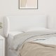 vidaXL Κεφαλάρι uszak, λευκό, 83x23x78/88 εκ., τεχνητό δέρμα