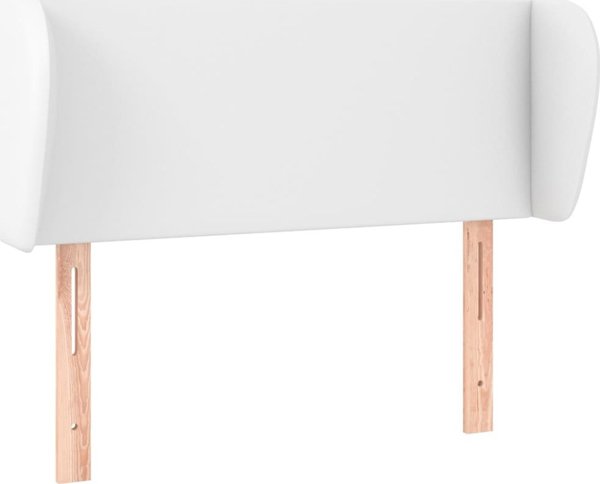 vidaXL Κεφαλάρι uszak, λευκό, 83x23x78/88 εκ., τεχνητό δέρμα