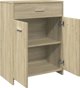 vidaXL Szafka lazienkowa, dab sonoma, 60x33x80 cm, plyta wiorowa