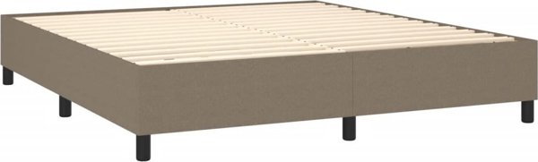 vidaXL Κρεβάτι continental με στρώμα, τυρκουάζ, 160x200 εκ., ύφασμα
