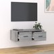 vidaXL Κρεμαστή Ντουλάπα για TV, γκρι δρύς sonoma, 80x36x25 cm