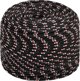 vidaXL Linas plegaris mauro, 8 mm, 50 m, polipropileno