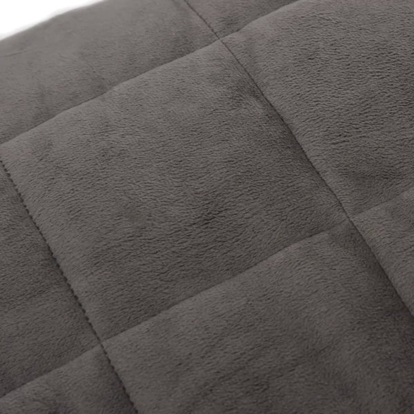 vidaXL Βαρυφορτωμένο κενόμαντο, γκρι, 138x200 cm, 6 kg, ύφασμα