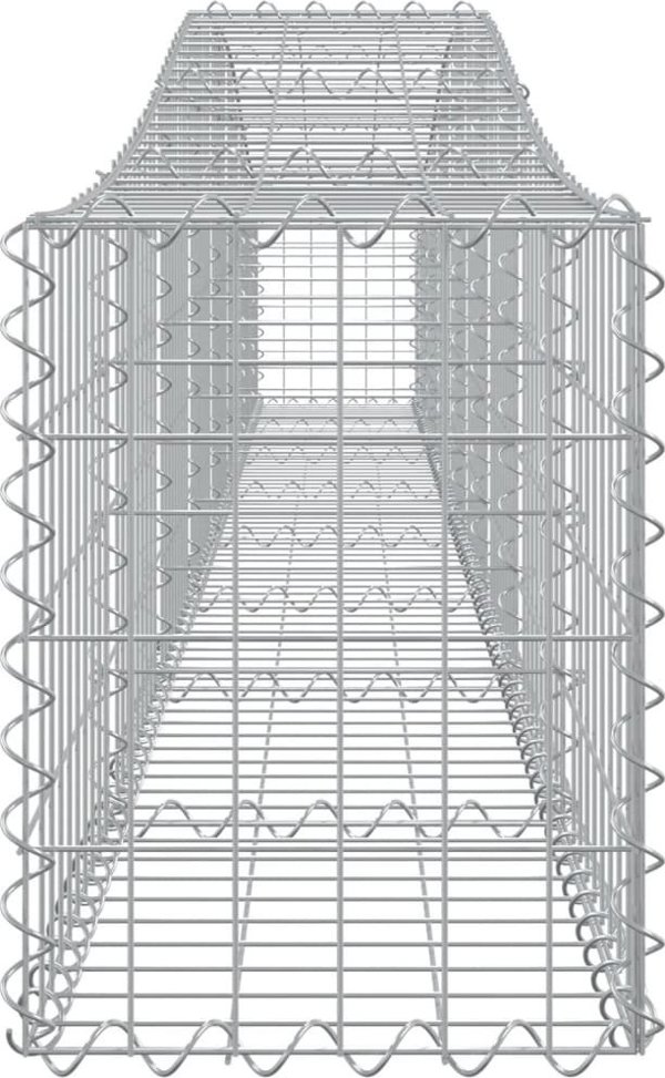 vidaXL Καλάθια γκαμπιόν, 7 τεμ., 400x30x40/60 εκ., γαλβανισμένο σίδερο