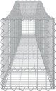 vidaXL Καλάθια γκαμπιόν, 7 τεμ., 400x30x40/60 εκ., γαλβανισμένο σίδερο