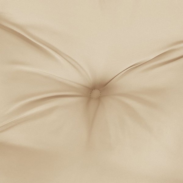 Μαξιλάρι για παλέτα vidaXL, μπεζ, 58x58x10 cm, υφασμάτινο