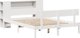 vidaXL Κρεβάτι με Ράφια χωρίς Στρώμα Λευκό 150x200 cm από Πευκο