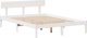 vidaXL Κρεβάτι με Ράφια χωρίς Στρώμα Λευκό 150x200 cm από Πευκο