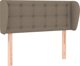 vidaXL Zaglowek uszak taupe 103x23x78/88 cm tkanina