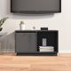 vidaXL vidaXL Szafka pod TV, szara, 74x35x44 cm, lite drewno sosnowe