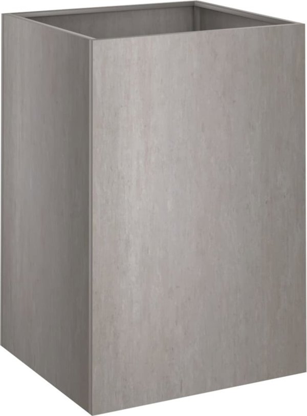 vidaXL Donica, szara, 42x38x75 cm, stal kortenowska