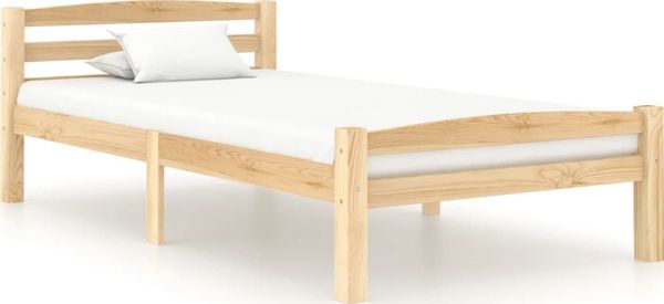 vidaXL Κρεβατοκάμαρα από Μασίφ Πεύκο, 100x200 εκ.
