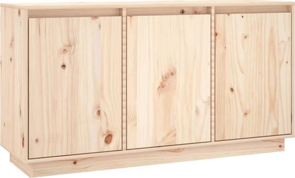 vidaXL Szafka, 111x34x60 cm, lite drewno sosnowe