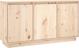 vidaXL Szafka, 111x34x60 cm, lite drewno sosnowe