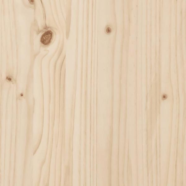 vidaXL Szafka, 111x34x60 cm, lite drewno sosnowe