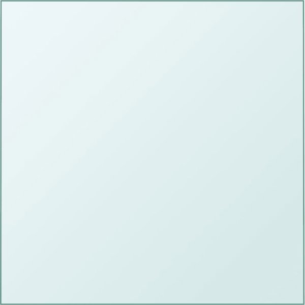 vidaXL Διάφανη επιφάνεια τραπεζιού 60x60 cm από σκληρυμένο γυαλί