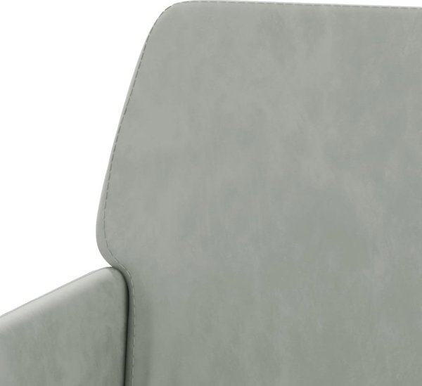 vidaXL vidaXL Fotel, jasnoszary, 62x79x79 cm, obity aksamitem
