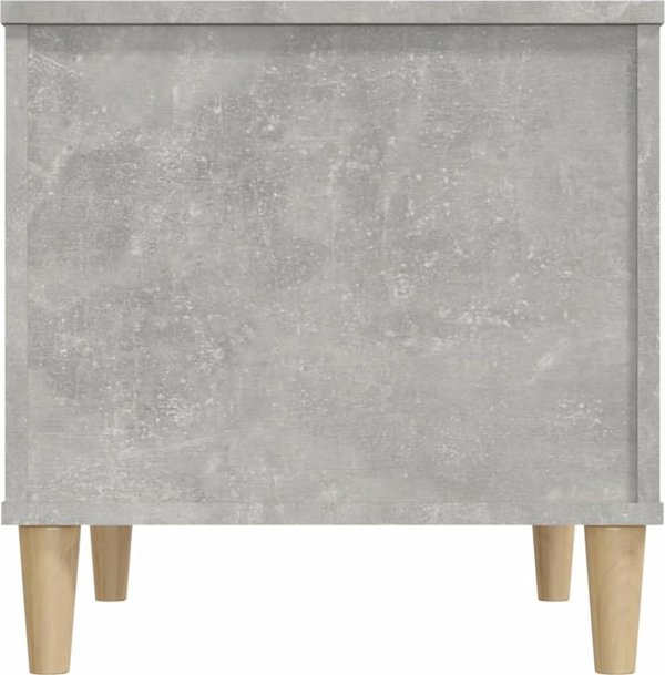vidaXL Τραπέζι καφέ, σκουρόχρωμο σκυρόδεμα, 60x44,5x45 cm