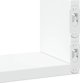 vidaXL Polki scienne, 3 szt., biale, material drewnopochodny