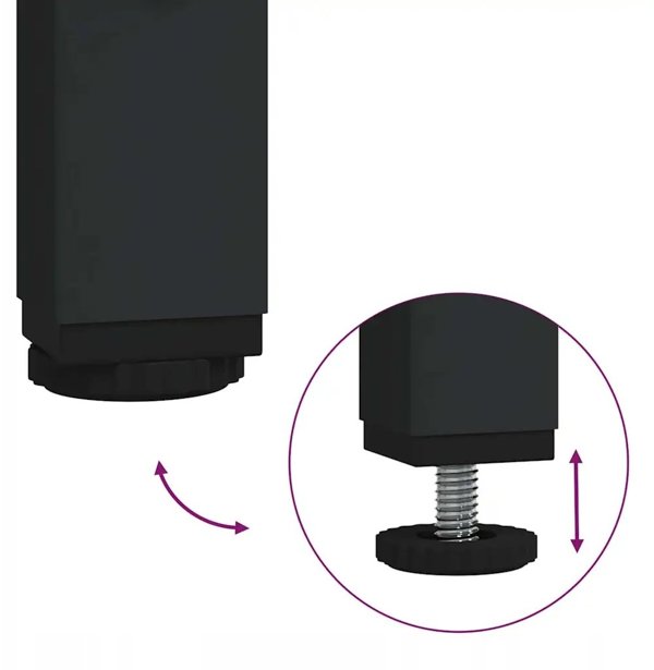 vidaXL Σετ Κομοδίνα με Ράφι, 2 Τεμάχια, Χρώμα Καφέ Βελανιδιά, 41 x 31 x 76 cm