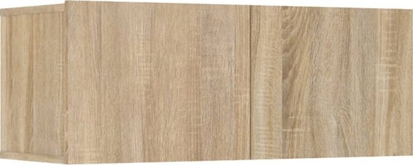vidaXL Έπιπλα τηλεόρασης, σετ 4 τεμ., δρυς σονόμα, 80x30x30 cm