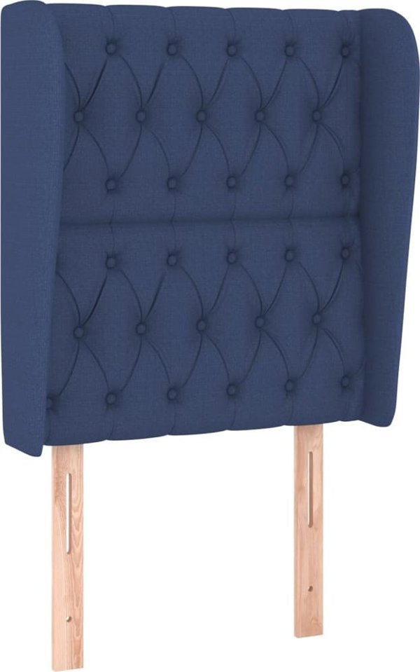 vidaXL Προσκέφαλο Uszak, μπλε, 83x23x118/128 cm, ύφασμα