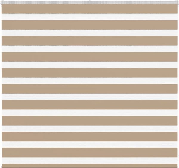 vidaXL Ρόλερ Zebra, Στόρι Σκίασης 160x100 εκ., Πολυεστέρας, Λευκό/Γκρι