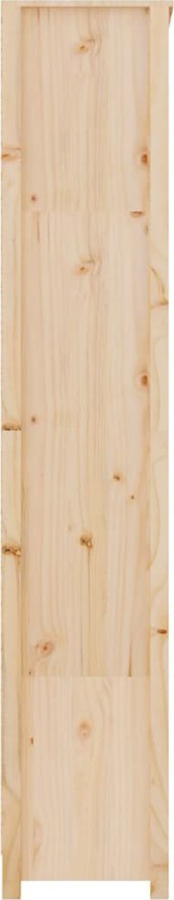 vidaXL Ραφιέρα βιβλίων, 80x35x183 εκ., από συμπαγές πεύκο