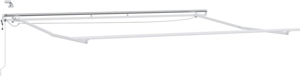 vidaXL Automatyczna Markiza chowana z LED w czarnym kolorze 450x300 cm