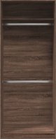 vidaXL Szafa, brazowy dab, 80x50x200 cm, material drewnopochodny