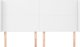 vidaXL Zaglowek uszak lefko 203x16x118/128 cm texnito derma