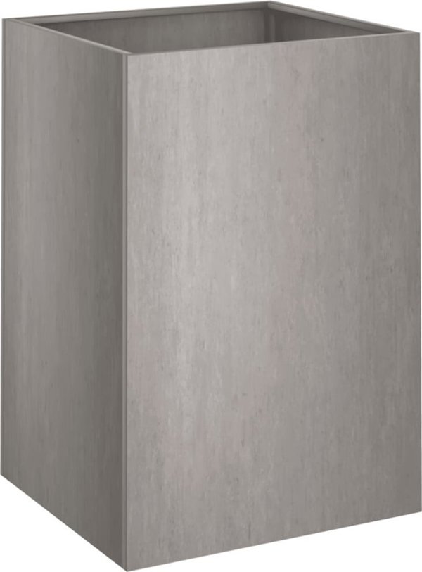 vidaXL Donica, szara, 52x48x75 cm, stal kortenowska