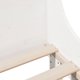 vidaXL Rama lozka bez materaca, biala, 75x190 cm, lite drewno sosnowe