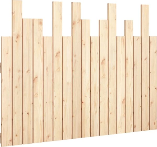 vidaXL Κεφαλάρι κρεβατιού, 108x3x80 εκ., μασίφ ξύλο πεύκου