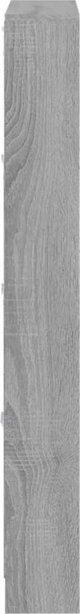 vidaXL Παπουτσοθήκη γκρι δρυς σόνομα, 59x17x150 cm