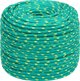 vidaXL Linka zeglarska, zielona, 6 mm, 100 m, polipropylen
